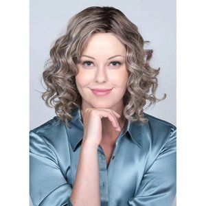 Belle Tress Biscotti Babe in British Milk Tea, FULL MONO TOP, Lace Front, NWT